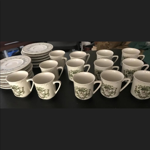 Villeroy & Boch cups and saucers